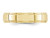 Ladies or Mens 10K Yellow Gold 5mm Flat Wedding Band Ring with Step Edge - 08QGG0050S-8