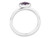 Ladies Stackable Amethyst Ring 1/5 Carat (ctw) in Sterling Silver - 68QGG0319AM-6