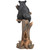 4' Black, Brown, and White Forest Vantage Point Bear Statue