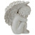 7.5" Ivory Left Facing Sleeping Cherub Angel Outdoor Garden Statue