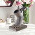 12.5" Gray Hermes Winged Foot Planter