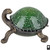 8" Green and Brown Nocturnal Turtle Lamp