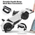 Costway 12V Kids Ride On Car 2.4G RC Electric Vehicle w/ Lights MP3 Openable Doors White/Black/ Red/Pink - TY327676WH