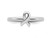 Sterling Silver Awareness Ribbon Ring - 68QGG0869-9