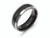 Chisel Titanium Black Ti Two-tone 7mm Polished Wedding Band