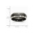 Chisel Titanium Black Ti Two-tone 7mm Polished Wedding Band