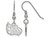 LogoArt Sterling Silver Meredith College Small Dangle Earrings Wire SS003MERT
