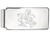Logoart Sterling Silver University Of Miami Money Clip SS063UMFT