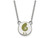 LogoArt Sterling Silver Kappa Delta Extra Small Enameled Pendant Necklace with 18 Inch SS044KD18T