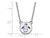 LogoArt Sterling Silver Theta Phi Alpha Extra Small Enameled Pendant Necklace with 18 Inch SS044TPA18T