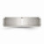 Chisel Stainless Steel Ridged Edge 6mm Brushed and Polished Wedding Band - SR32Y13