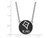 LogoArt Sterling Silver Kappa Alpha Theta Small Enameled Pendant Necklace with 18 Inch SS043KAT18T