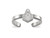 LogoArt Sterling Silver Purdue Toe Ring SS058PUT