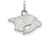 Logoart Sterling Silver Nashville Predators Extra Small Pendant SS016PRET