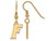 Logoart Sterling Silver Gp University Of Florida Small Dangle Earrings GP064UFLAE