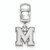 LogoArt Sterling Silver University Of Memphis Xs Bead Charm Charm SS048UMPT