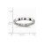 Chisel Stainless Steel Polished 3 Stone Black CZ 2.50mm Wedding Band SR516 - SR516Y8