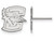 LogoArt Sterling Silver Creighton University Small Post Earrings SS004CRUT