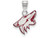 Logoart Sterling Silver Arizona Coyotes Small Enamel Pendant SS018COYT
