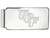 Logoart Sterling Silver University Of Central Florida Money Clip SS017UCFT