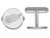 LogoArt Sterling Silver Detroit Red Wings Cuff Links SS012RWIT