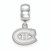 LogoArt Sterling Silver Montreal Canadiens Bead Charm Charm Xs Dangle Bead Charm