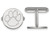 LogoArt Sterling Silver Clemson University Cuff Link SS012CUT