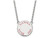LogoArt Sterling Silver Gamma Phi Beta Small Enameled Pendant Necklace with 18 Inch SS015GPB18T