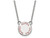 LogoArt Sterling Silver Alpha Sigma Alpha Extra Small Enameled Pendant Necklace with 18 Inch SS014ASI18T