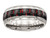 Chisel Stainless Steel Polished Black/red Carbon Fiber Inlay Ring SR504 - SR504Y125