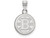 LogoArt Sterling Silver Boston Bruins Small Pendant Necklace SS002BRIT