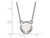 LogoArt Sterling Silver Kappa Alpha Theta Extra Small Enameled Pendant Necklace with 18 Inch SS014KAT18T