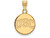 Logoart Sterling Silver Gp University Of Southern California Small Disc Pendant GP046USCAE