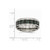Chisel Stainless Steel Polished Black/green Carbon Fiber Inlay Ring SR502 - SR502Y85