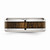 Chisel Stainless Steel Polished Wood Inlay Enameled 8.00mm Ring SR400 - SR400Y9