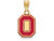 Logoart Sterling Silver Gp Ohio State University Small Enamel Pendant GP055OSUAE