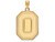 Logoart Sterling Silver Gp Ohio State University Extra Large Pendant GP048OSUAE