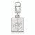 LogoArt Sterling Silver Pittsburg State University Bead Charm Charm Small Dangle Bead Charm