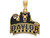 Logoart Sterling Silver Gp Baylor University Large Enamel Pendant GP048BUAE