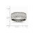 Chisel Stainless Steel Polished 9mm Textured Rounded Edge Ring SR395 - SR395Y105