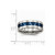 Chisel Stainless Steel Polished Blue Ip-plated 8.00mm Wedding Band SR517 - SR517Y125