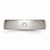 Chisel Stainless Steel Brushed Half Round CZ Ring SR506 - SR506Y105