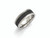 Chisel Stainless Steel Polished Grooved/genuine Stingray Textured 8mm Ring SR399 - SR399Y12