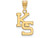 Logoart Sterling Silver Gp Kansas State University Medium Pendant GP045KSUAE