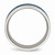 Chisel Stainless Steel Polished Blue Ip-plated 8.00mm Wedding Band SR517 - SR517Y95