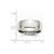 Chisel Stainless Steel 8mm Polished Wedding Band SR23 - SR23Y95
