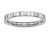 Chisel Stainless Steel Polished 3 Stone CZ 2.50mm Wedding Band SR515 - SR515Y6