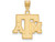 Logoart Sterling Silver Gp Texas Aandm University Medium Pendant GP056TAMAE
