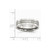 Chisel Stainless Steel Grooved 6mm Satin and Polished Wedding Band SR30 - SR30Y11