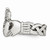 Chisel Stainless Steel Polished Claddagh with Cross Ring SR450 - SR450Y11